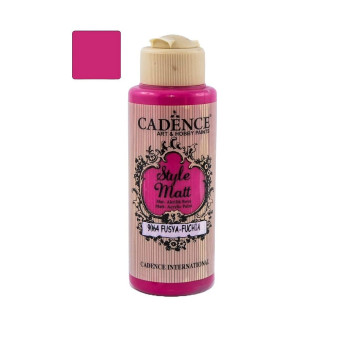 CADENCE АКРИЛНА БОЯ STYLE MATT 120 МЛ. - FUCHSIA 9064