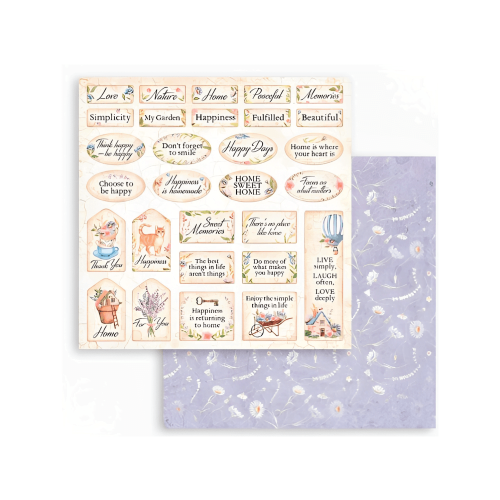 STAMPERIA DESIGNER CARD 30.5/30.5 CM - SBB916