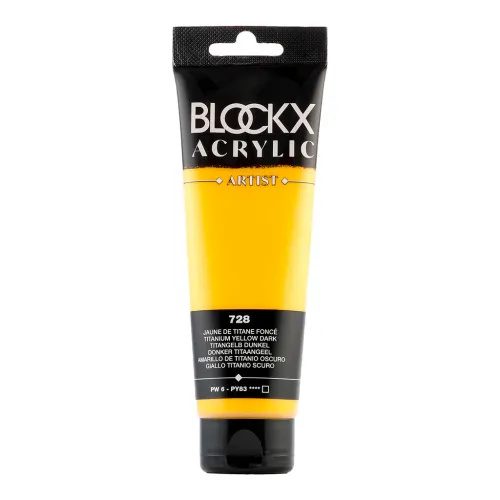 BLOCKX АКРИЛНА БОЯ DARK TITANIUM YELLOW 120ML 60728BXC