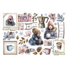 STAMPERIA DEWDROPS КАРТОНЕНИ ФИГУРКИ ЗА ДЕКОРАЦИЯ DFLCT57