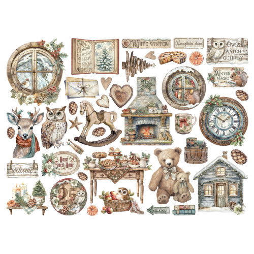 STAMPERIA THE OWL'S HOUSE DIE CUTS DFLDC119