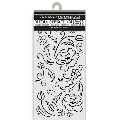 STAMPERIA OLD LACE - ШАБЛОН 12 Х 25 СМ - KSTDL105