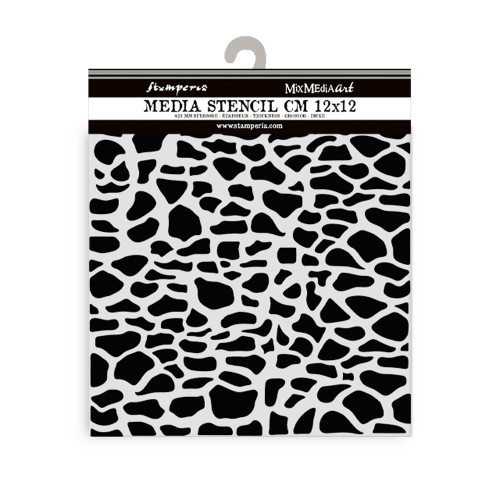 STAMPERIA SILENT SEA TEMPLATE 12 X 12 CM-KSTDS-45