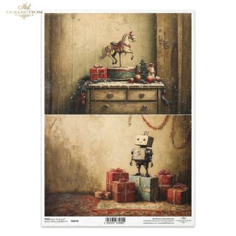 ITD COLLECTION DECOUPAGE RICE PAPER A4 - R2678
