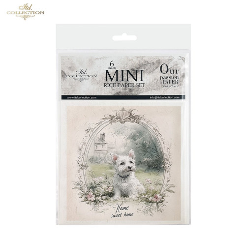 ITD COLLECTION MINI RICE PAPER К-КТ 6БР 14.8X14.8CM - RSM166