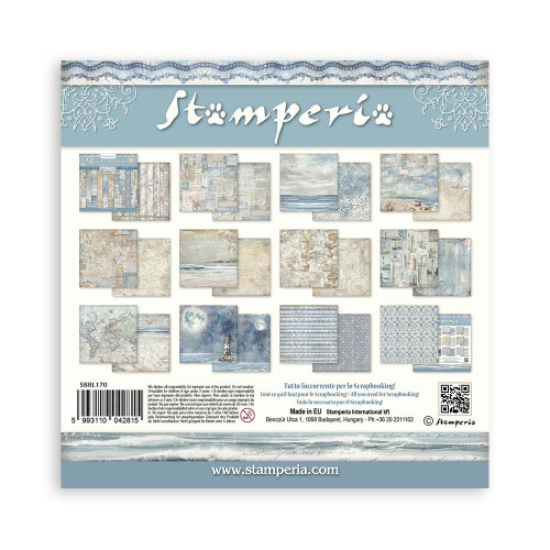 STAMPERIA SILENT SEA BLOCK OF PAPER 30.5/30.5CM-SBBL170