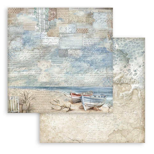 STAMPERIA SILENT SEA BLOCK OF PAPER 30.5/30.5CM-SBBL170