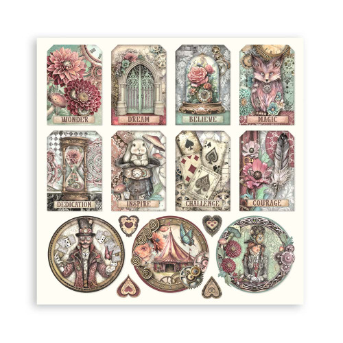 STAMPERIA MASTER OF MAGIC БЛОКЧЕ 20,3/20,3 СМ -SBBSXB09