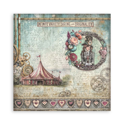 STAMPERIA MASTER OF MAGIC БЛОКЧЕ 20,3/20,3 СМ -SBBSXB09