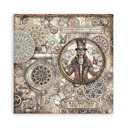 STAMPERIA MASTER OF MAGIC БЛОКЧЕ 20,3/20,3 СМ -SBBSXB09