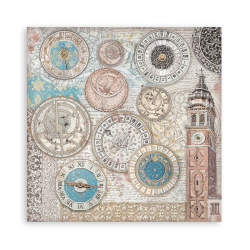 STAMPERIA VENICE BLOCK 20.3/20.3 CM -SBBSXB14