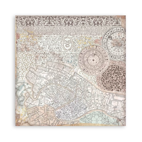STAMPERIA VENICE BLOCK 20.3/20.3 CM -SBBSXB14