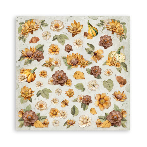 STAMPERIA GOLDEN HARMONY BLOCK 30.5/30.5 CM - SBBXLB17