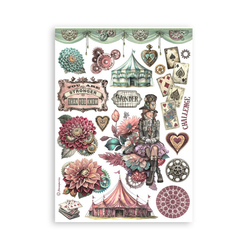 STAMPERIA MASTER OF MAGIC WASHI PAD 8 ЛИСТА A5 -SBW16