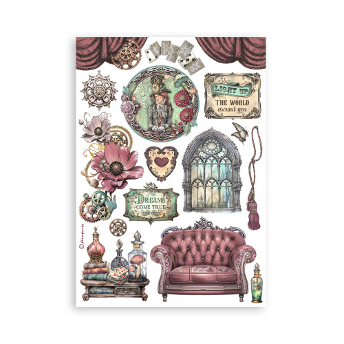 STAMPERIA MASTER OF MAGIC WASHI PAD 8 ЛИСТА A5 -SBW16