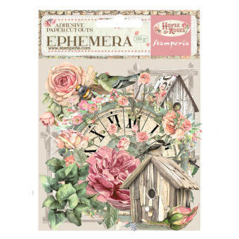 STAMPERIA HOUSE OF ROSES EPHEMERA - DFLCT62
