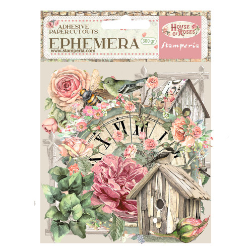 STAMPERIA HOUSE OF ROSES EPHEMERA - DFLCT62
