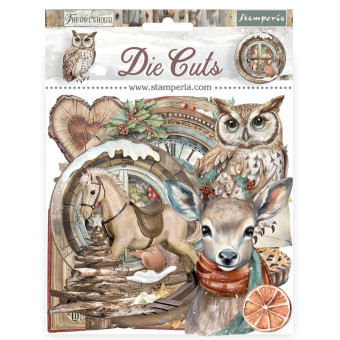 STAMPERIA THE OWL'S HOUSE DIE CUTS DFLDC119