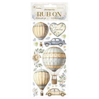 STAMPERIA TIMELESS RUB ON 10,16/21,6CM-DFLRB163
