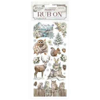 STAMPERIA THE OWL'S HOUSE RUB ON 10.16/21.6CM - DFLRB180
