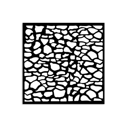 STAMPERIA SILENT SEA TEMPLATE 12 X 12 CM-KSTDS-45