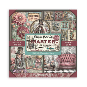 STAMPERIA MASTER OF MAGIC БЛОКЧЕ 20,3/20,3 СМ -SBBSXB09