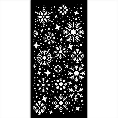 STAMPERIA GEAR UP FOR CHRISTMAS TEMPLATE 12 X 25 CM - KSTDL100