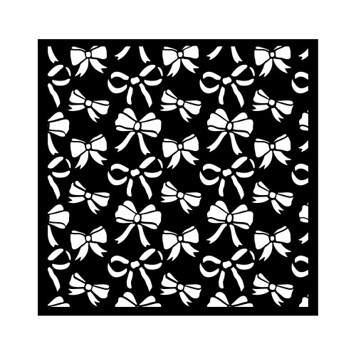 STAMPERIA CHRISTMAS MEDIA STENCIL TEMPLATE 18X18 CM KSTDQ-113