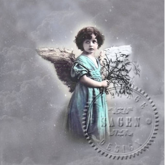 SAGEN VINTAGE NAPKINS FOR DECOUPAGE 33/33 CM - 2051