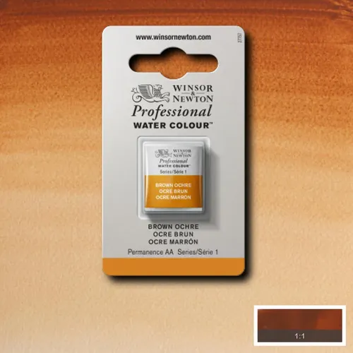 W&N WATERCOLOUR PAINT PROFESSIONAL H/PAN - BROWN OCHRE