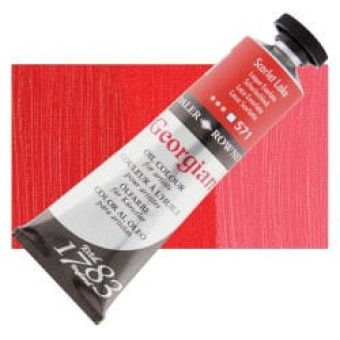 DALER ROWNEY OIL PAINT GEORGIAN 38 ML. - SCARLET LAKE
