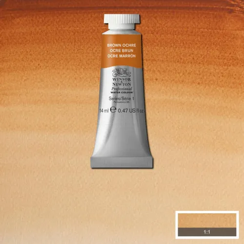 W&N АКВАРЕЛНА БОЯ PROFESSIONAL 14 МЛ. - BROWN OCHRE