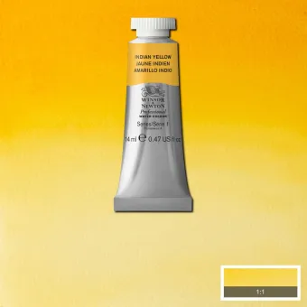 W&N АКВАРЕЛНА БОЯ PROFESSIONAL 14 МЛ. - INDIAN YELLOW