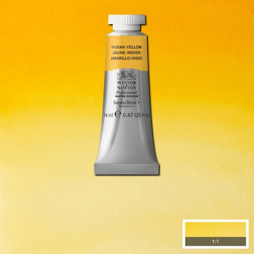 W&N WATERCOLOUR PAINT PROFESSIONAL 14 ML. - INDIAN YELLOW