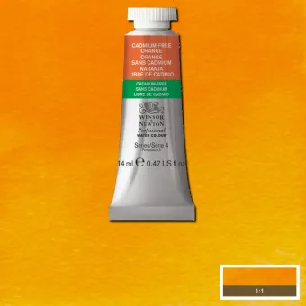 W&N АКВАРЕЛНА БОЯ PROFESSIONAL 14 МЛ - CADMIUM FREE ORANGE