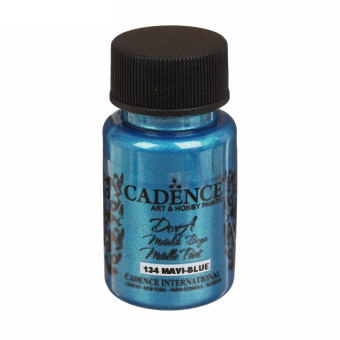 CADENCE ACRYLIC PAINT METALLIC DORA 50 ML. - BLUE 134