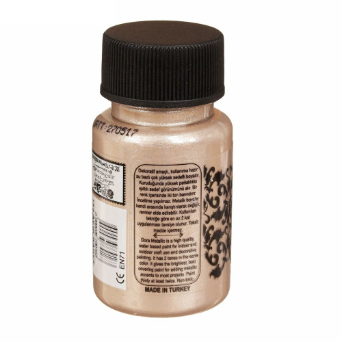 CADENCE ACRYLIC PAINT METALLIC DORA 50 ML. - LIGHT BROWN 184