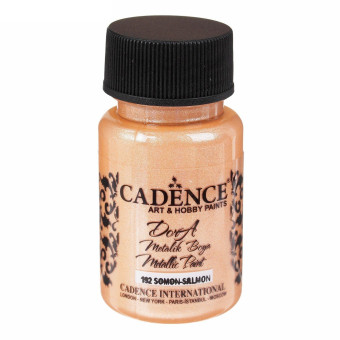 CADENCE ACRYLIC PAINT METALLIC DORA 50 ML. - SALMON 192