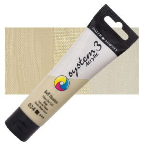 DALER ROWNEY АКРИЛНА БОЯ SYSTEM 3 59 МЛ - BUFF TITANIUM 024
