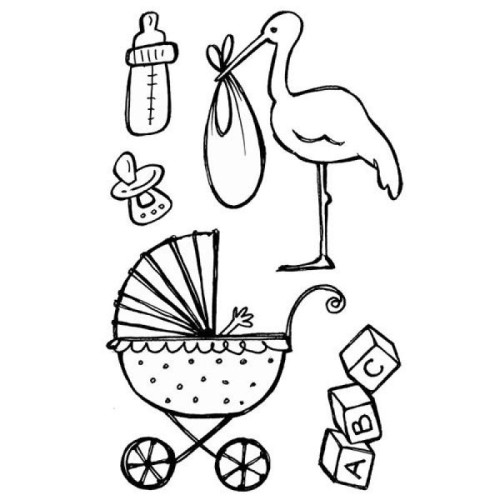 STAMPERIA ACRYLIC STAMPS - СИЛИКОНОВ ПЕЧАТ WTK 063