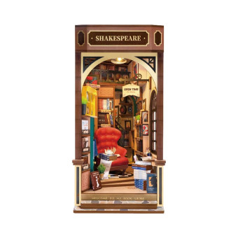 ROBOTIME 3D ДЪРВЕН ПЪЗЕЛ BOOKSTORE 194 ЧАСТИ TGB07