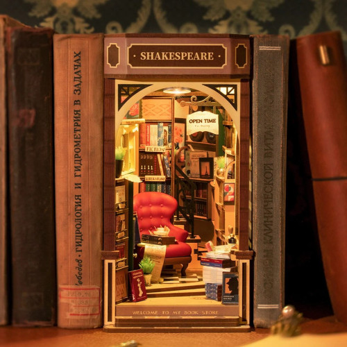 ROBOTIME 3D ДЪРВЕН ПЪЗЕЛ BOOKSTORE 194 ЧАСТИ TGB07