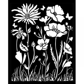 STAMPERIA MEDIA STENCIL - STENCIL 20 X 25 CM - KSTD072