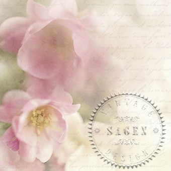 SAGEN VINTAGE NAPKINS FOR DECOUPAGE 33/33 CM - 80069