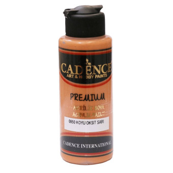 CADENCE АКРИЛНА БОЯ PREMIUM 120 МЛ. - DARK OXIDE YELLOW 0850
