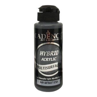 CADENCE АКРИЛНА БОЯ HYBRID 120 МЛ. - ANTHRACHITE BLACK H-091