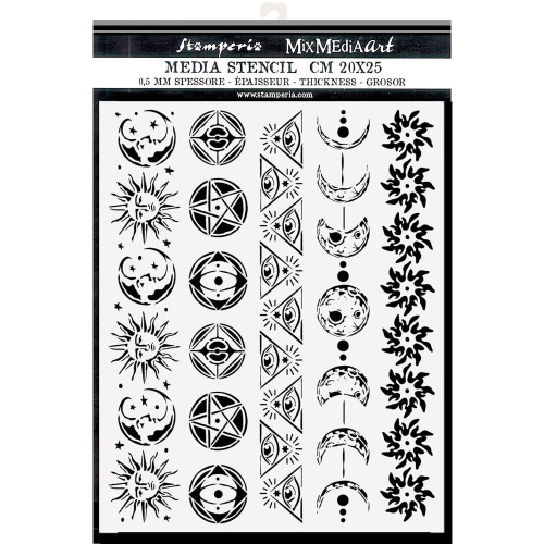 STAMPERIA MEDIA STENCIL - ШАБЛОН 20 Х 25 СМ - KSTD095