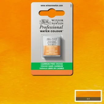 W&N АКВАРЕЛНА БОЯ PROFESSIONAL H/PAN - CADMIUM FREE ORANGE