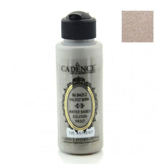 CADENCE ACRYLIC GOLD LEAF PAINT 120 ML - ANTHRACITE 105