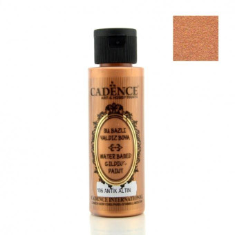 CADENCE ACRYLIC PAINT FOR GILDING 70 ML - ANTIQUE GOLD 106